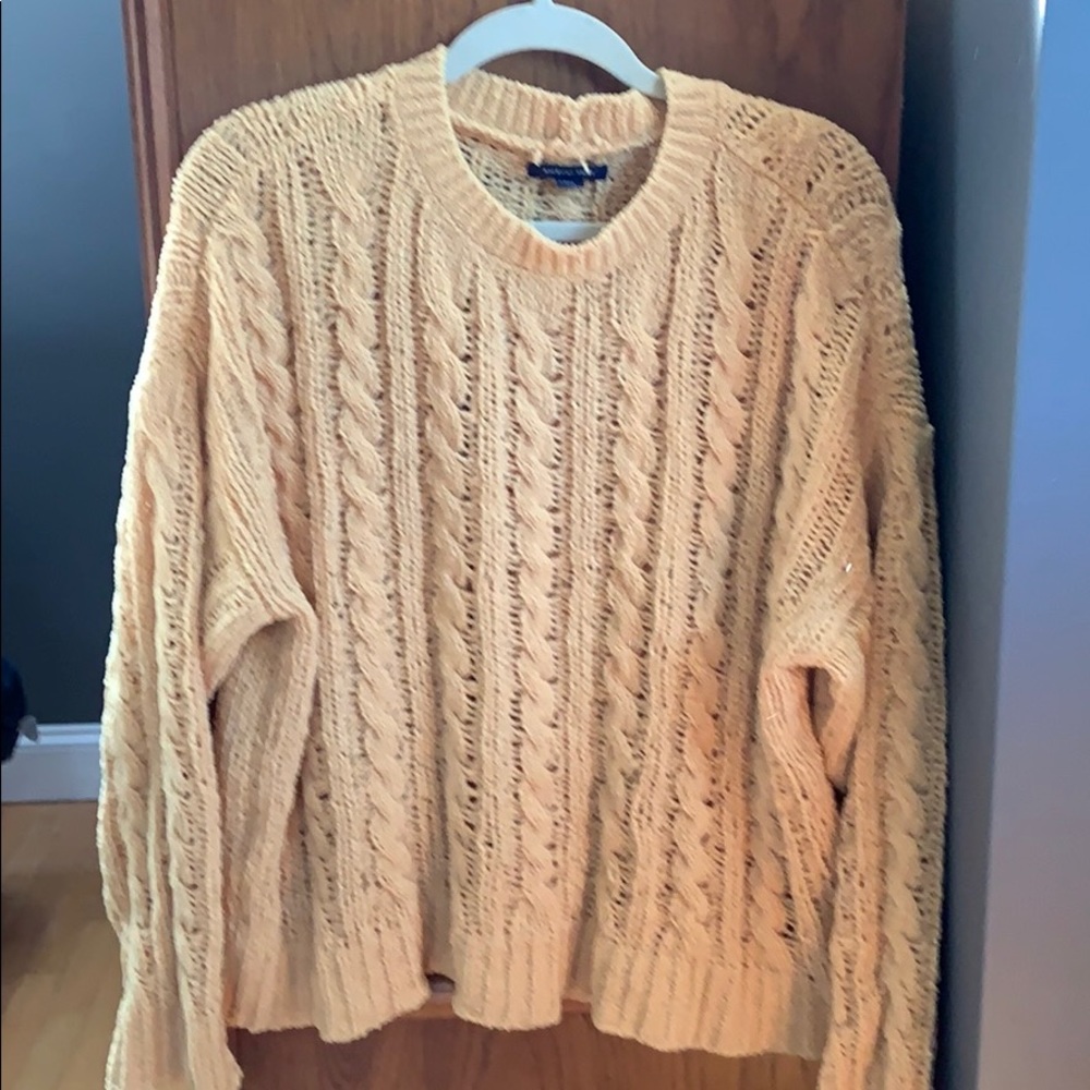 Mustard color super soft American Eagle sweater